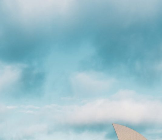 a picture of the sydney opera house taken from across the water