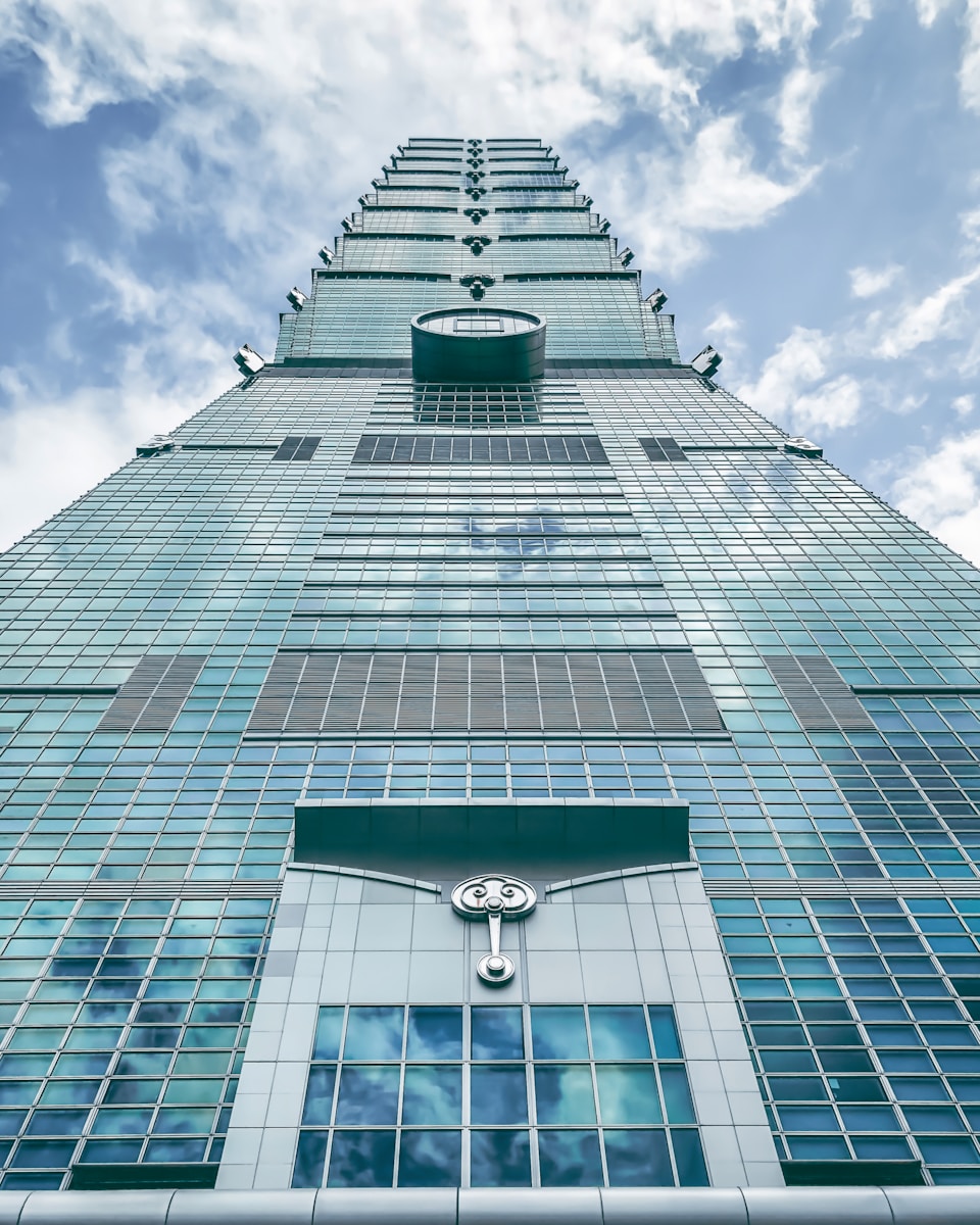 low angle photography of high rise building