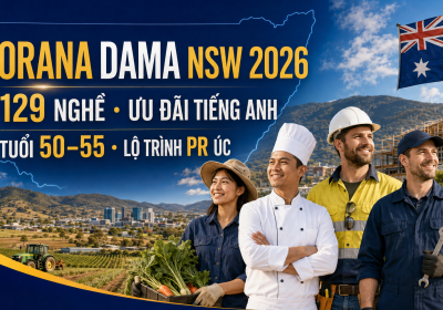 Orana DAMA NSW 2026 – danh sách 129 nghề, ưu đãi tiếng Anh, tuổi 50–55 và lộ trình PR Úc
